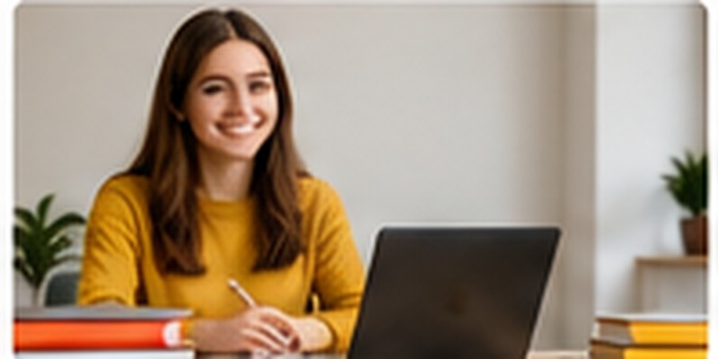 Beginner English student