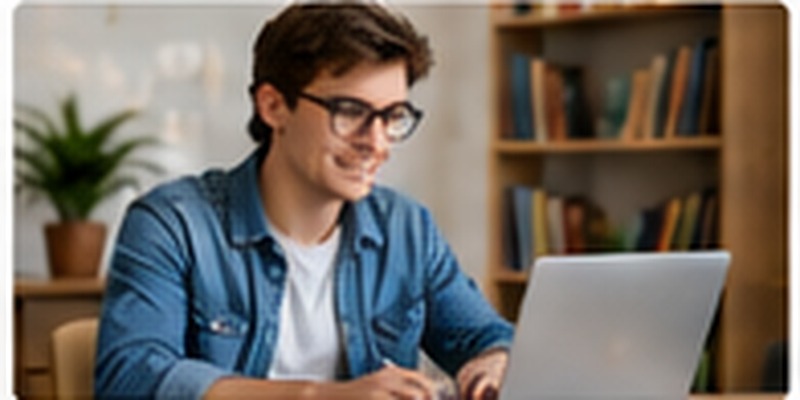 Intermediate English student